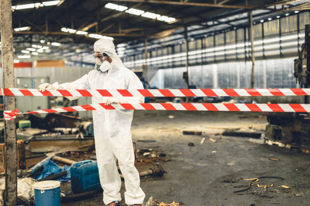 Professional Biohazard technician working in Luxemburg, WI